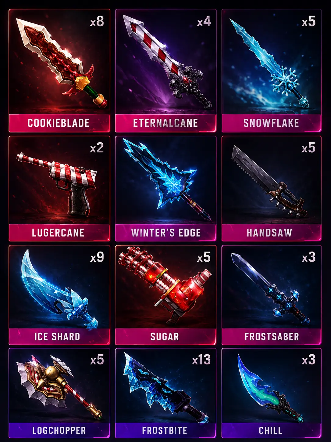 🔥 Christmas Godly Bundle 🔥(16 Godly) 🔥(Full Swirly Set Included)