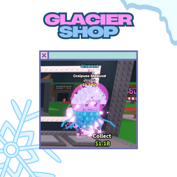 Diamond Graipuss Medussi with Bubblegum Trait 4.5M/s ( Secret )⚡FAST DELIVERY⚡READY UNIT⚡