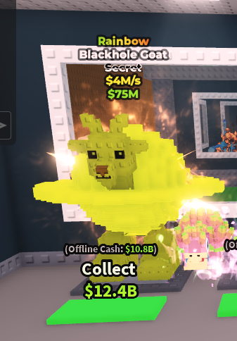 [ Secret ] Rainbow Blackhole Goat 4M/Sec | Ready Unit✅ | INSTANT DELIVERY✅