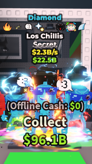 Diamond Los Chillis (2.3B/s) – 8 TRAITS – SECRET – STEAL A BRAINROT – FAST DELIVERY & TRUSTED #M8CR6A