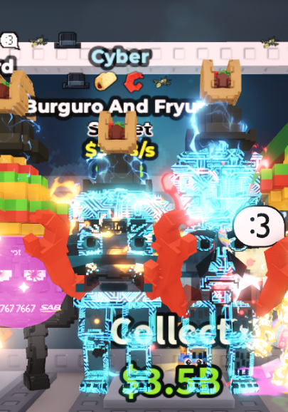 Cyber Burguro and Fryuro (3.5B/s) – 4 RARE TRAITS – SECRET – STEAL A BRAINROT – FAST DELIVERY & TRUSTED #W5LZ3K