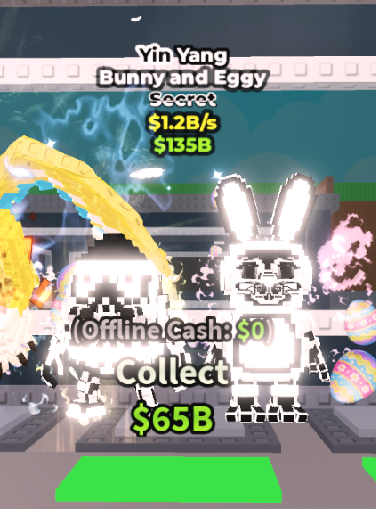 Yin Yang Bunny and Eggy (1.2B/s) – NO TRAITS – SECRET – STEAL A BRAINROT – FAST DELIVERY & TRUSTED #M6BQ1B