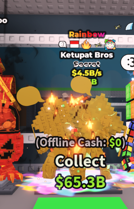 Rainbow Ketupat Bros (4.5B/s) – 5 RARE TRAITS – SECRET – STEAL A BRAINROT – FAST DELIVERY & TRUSTED#S2DS7L