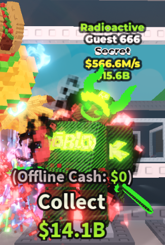 Radioactive Guest 666 (566.6M/s) – NO TRAITS – SECRET – STEAL A BRAINROT – FAST DELIVERY & TRUSTED#N5YM3H