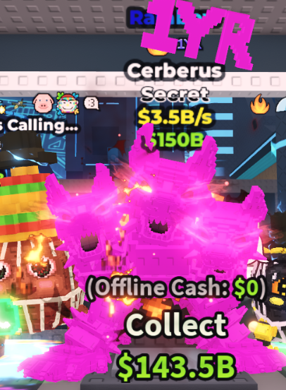 Rainbow Cerberus (3.5B/s) – FIRE + 1YR TRAITS – SECRET – STEAL A BRAINROT – FAST DELIVERY & TRUSTED#B4LZ2W