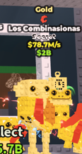 ✨ 78.7M/s ⭐ Gold Los Combinasionas - 1 Trait Secret | Steal A brainrot ⚡ FAST DELIVERY⚡