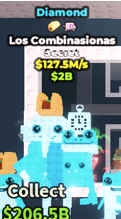 ✨ 127.5M/s 💎 Diamond Los Combinasionas - 2 Traits Secret | Steal A Brainrot ⚡ FAST DELIVERY ⚡