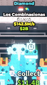✨ 142.5M/s 💎 Diamond Los Combinasionas - 2 Traits Secret | Steal A Brainrot ⚡ FAST DELIVERY ⚡