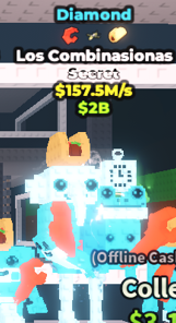 ✨ 157.5M/s 💎 Diamond Los Combinasionas - 3 Traits Secret | Steal A Brainrot ⚡ FAST DELIVERY ⚡