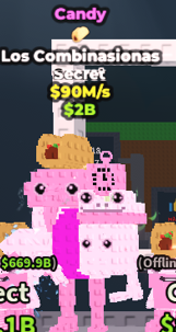 ✨ 90M/s 🍭 Candy Los Combinasionas - 1 Trait Secret | Steal A Brainrot ⚡ FAST DELIVERY ⚡