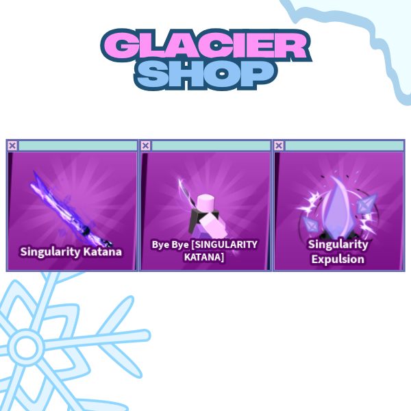Singularity Katana + Explosion + Emote ( Limited Set )
