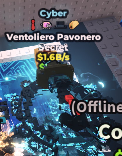 Ventoliero Pavonero Cyber 1.6B/s