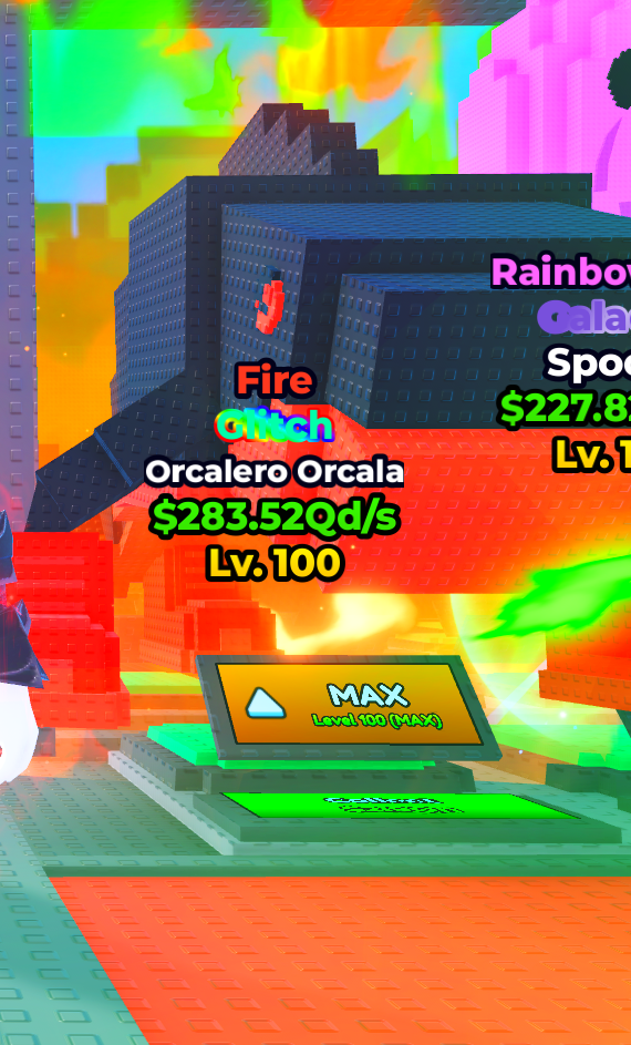 Orcalero Orcala Sun Burst Glitch 322.18Qd/s Lv100 Rebirth 28 | Fight A Lucky Block For Brainrot