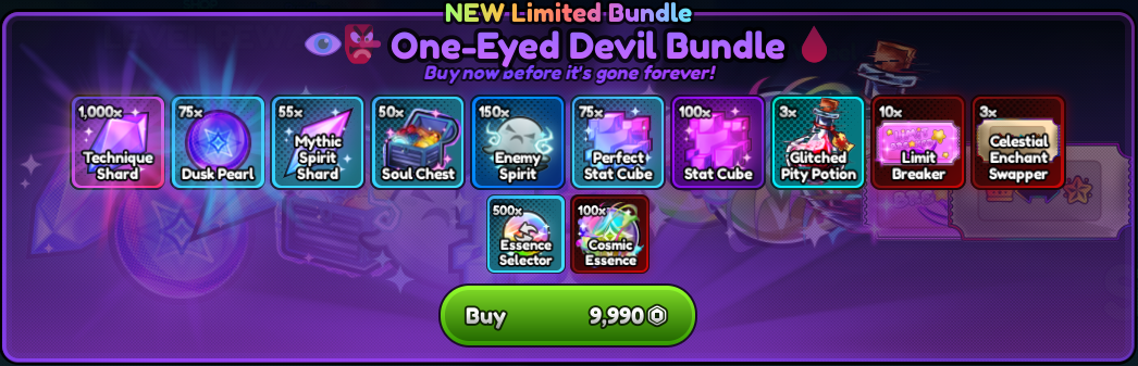 Anime Last Stand > One-Eyed Devil Bundle [9990R]