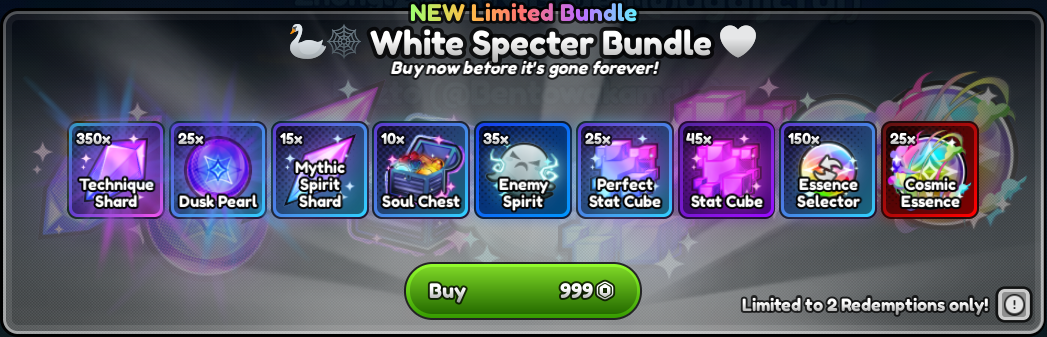 Anime Last Stand > White Specter Bundle [999R]