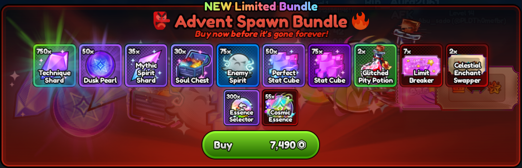 Anime Last Stand > Advent Spawn Bundle [7490R]