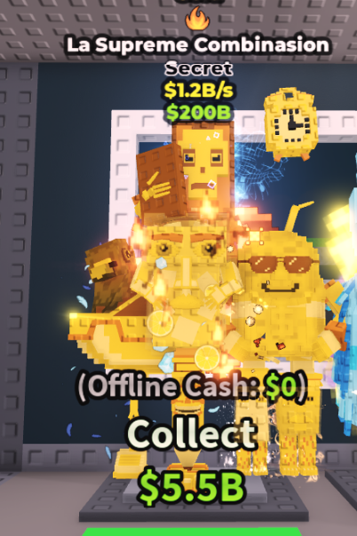 Gold La Supreme Combinasion (1.2B/s) – FIRE – SECRET – STEAL A BRAINROT – FAST DELIVERY & TRUSTED #P4GK2Y