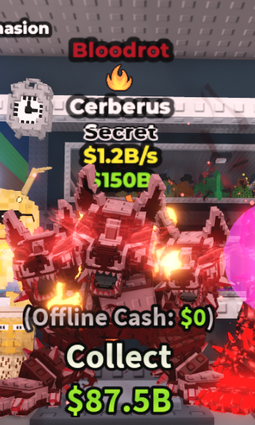 Bloodrot Cerberus (1.2B/s) – SECRET – STEAL A BRAINROT – FAST DELIVERY & TRUSTED #Q7HS5L