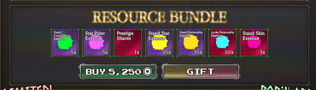 ⭐ Resource Bundle - Bizarre Lineage 【 5250R 】