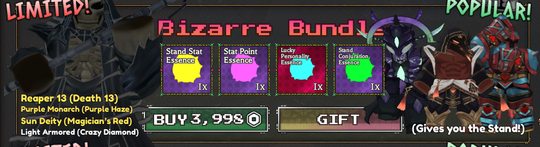 ⭐ Bizarre Bundle - Bizarre Lineage 【 3998R 】