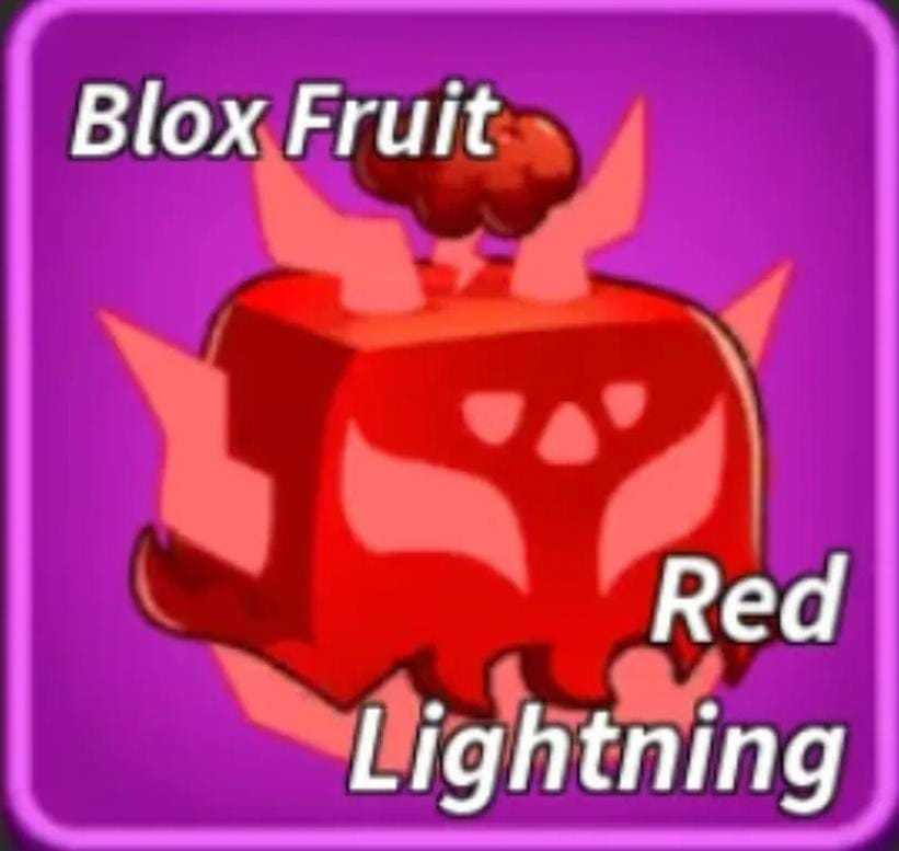 [ Blox Fruit ] Red Lightning (Spesial)- Fast Delivery | Available