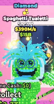✨ 390M/s 💎 Diamond Spaghetti Tualetti - 1 Trait Secret | Steal A Brainrot ⚡ FAST DELIVERY ⚡