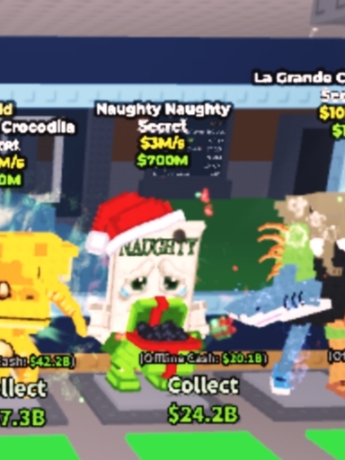 Naughty naughty 💀 3m/s 👾 SECRET BRAINROT