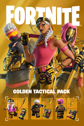 Fortnite - Golden Tactical Pack - 3 skins