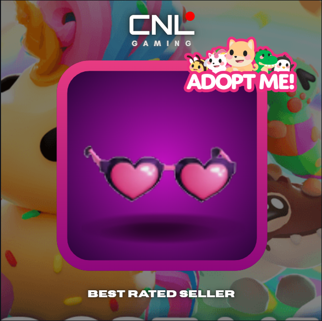 Adopt Me > Pink Heart Glasses > Normal