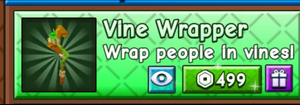 Grow a garden Vine wrapper