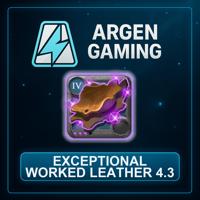 Exceptional Worked Leather 4.3 x5000