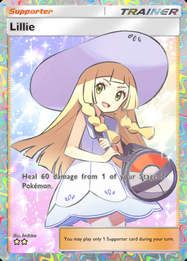 [ENG/JP/etc./All Language] 2 Star Lillie  Full Art