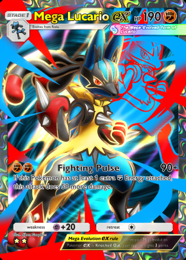 [ENG/JP/etc./All Language] 2 Star Mega Lucario Ex Full Art