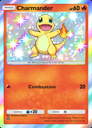 [ENG/JP/etc./All Language] 1 Star Shiny Charmander