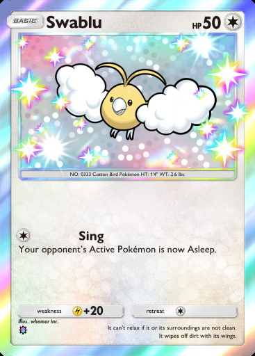 [ENG/JP/etc./All Language] 1 Star Shiny Swablu