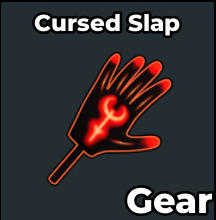 Cursed Slap Gear Limited | Steal a Brainrot Fast DElivery