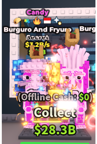 CANDY BURGURO AND FRYURO (3.2B/S) – TACO + 4 TRAITS – SECRET – STEAL A BRAINROT – FAST DELIVERY & TRUSTED #B9KY7E