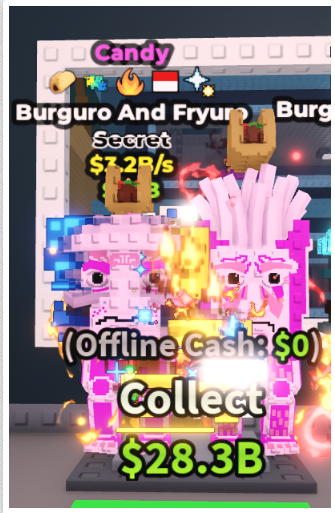 CANDY BURGURO AND FRYURO (3.2B/S) – TACO + 4 TRAITS – SECRET – STEAL A BRAINROT – FAST DELIVERY & TRUSTED #B9KY7E