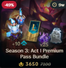 🎁[ NA ] ⭐| Season 3: Act I Pass 2026 ⚡ Lol event pass  [ 3650 ] | 100 % legal RP | ✌️ Prime RP ✅⭐Check Description⭐