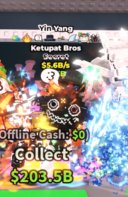 YIN YANG KETUPAT BROS (5.6B/S) – 8 TRAITS – SECRET – STEAL A BRAINROT – FAST DELIVERY & TRUSTED #T7BQ5X