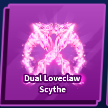Dual Loveclaw Scythe Set ( Sword + Emote )