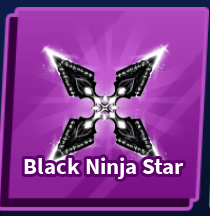 Black Ninja Star