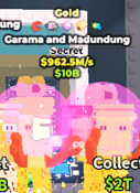 962.5M/s ⭐ Gold Garama and Madundung - 5 Trait ⚡ FAST DELIVERY⚡