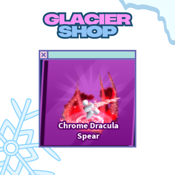 Chrome Dracula Spear Emote ( Limited )