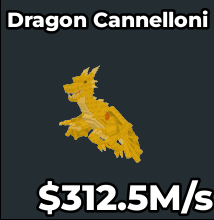 Dragon Cannelloni Gold 312.5M/s | Steal a Brainrot