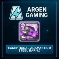 Exceptional Adamantium Steel Bar 8.3 x100