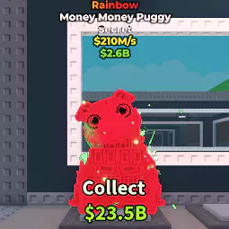 Money Money Puggy Rainbow [210M/s] - Steal A Brainrot