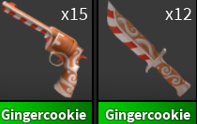 Gingercookie Set (x1 Knife & 1 Gun)⚡ Fast Delivery ⚡