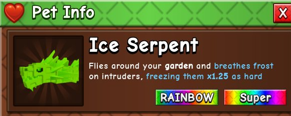 🌈Rainbow Ice Serpent🌈 Grow A Garden 2 👨🌾 Send via Gift 🎁 - Instant Delivery(24/7 Online 🚀)