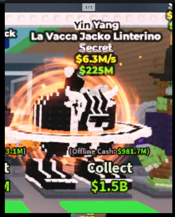 La Vacca Jacko Linterino YIN YANG 6.3M/s
